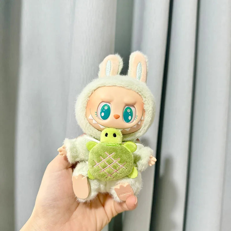 π Pumpkin Outfit Set β Clothes for 17cm Labubu & 10cm Idol Dolls π§‘