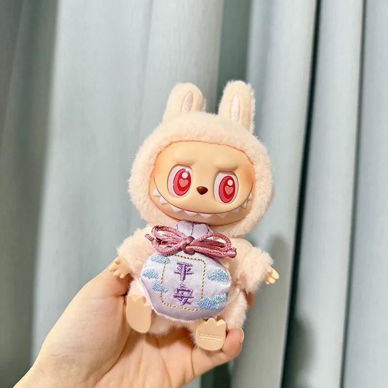 π Pumpkin Outfit Set β Clothes for 17cm Labubu & 10cm Idol Dolls π§‘